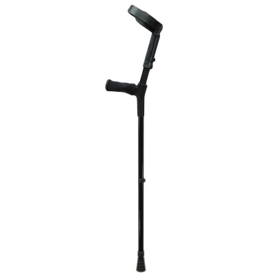Cool Crutches Black Height Adjustable Crutch (Right-Handed)